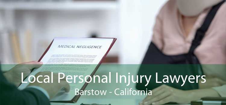 Local Personal Injury Lawyers Barstow - California