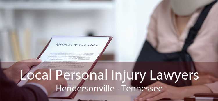 Local Personal Injury Lawyers Hendersonville - Tennessee