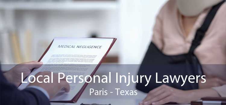 Local Personal Injury Lawyers Paris - Texas