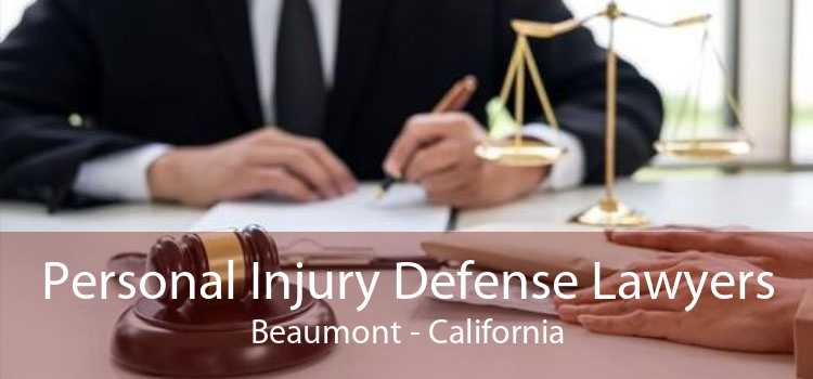 Personal Injury Defense Lawyers Beaumont - California