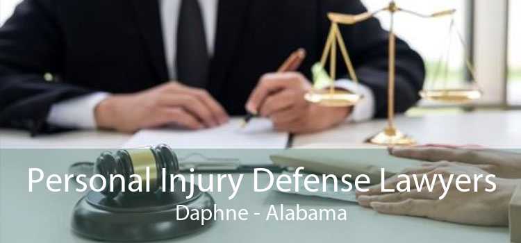 Personal Injury Defense Lawyers Daphne - Alabama