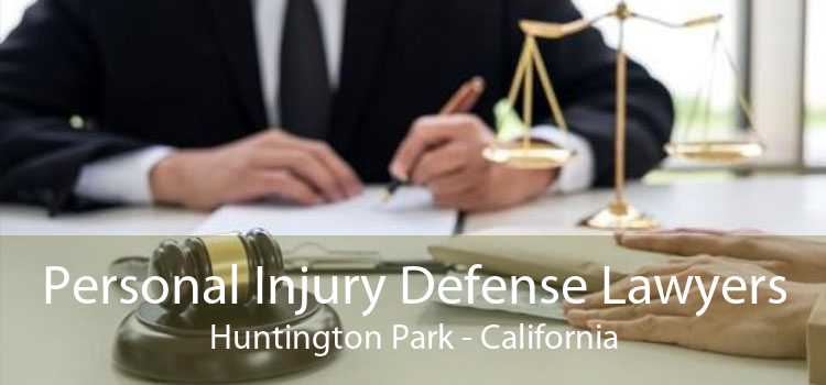 Personal Injury Defense Lawyers Huntington Park - California